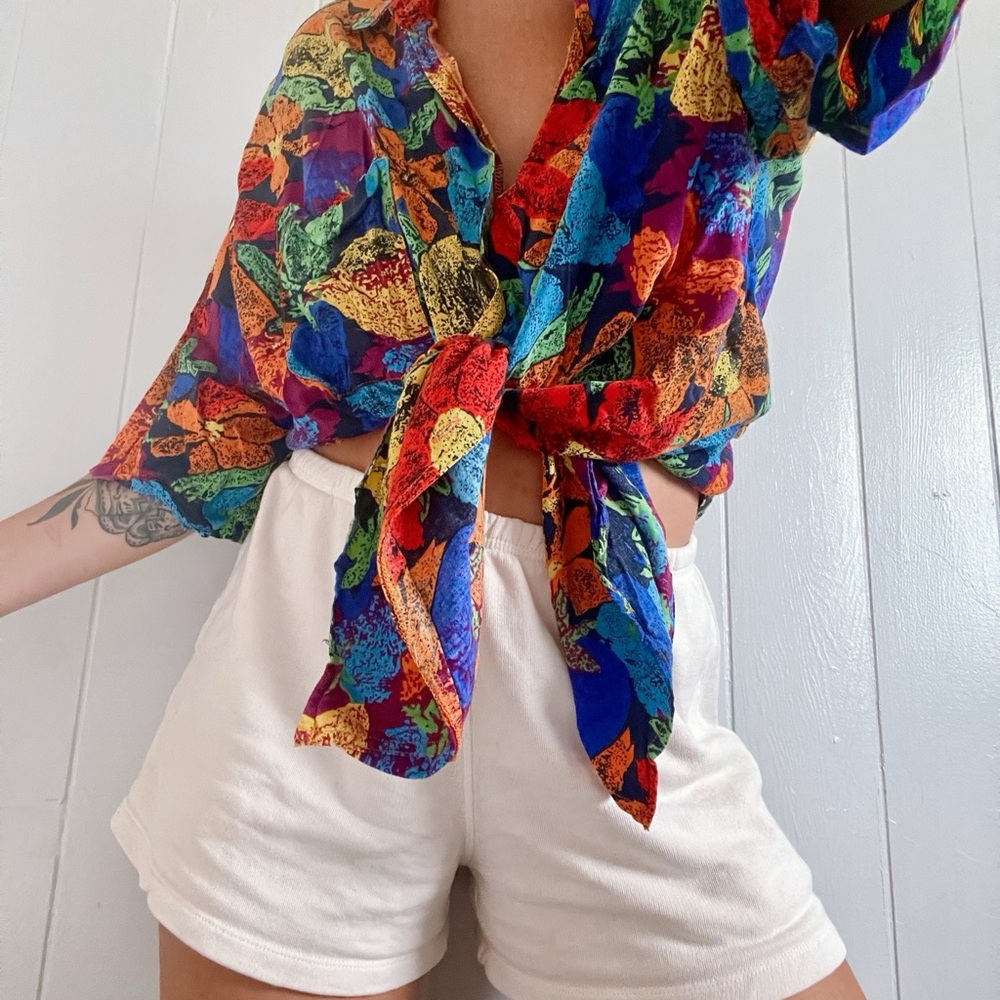 Retro Oversized Button-Down - image 2